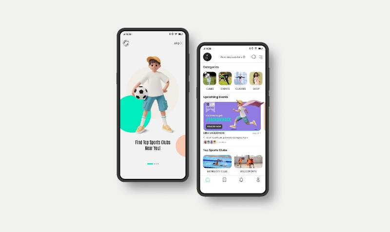 Sports App Figma Mobile Template