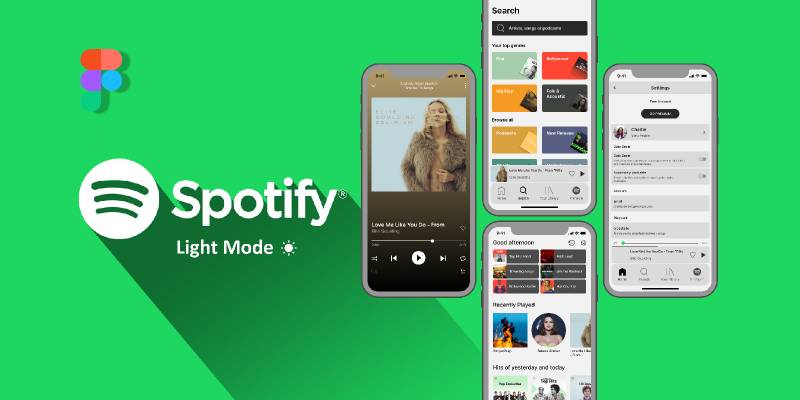 Spotify figma mobile app
