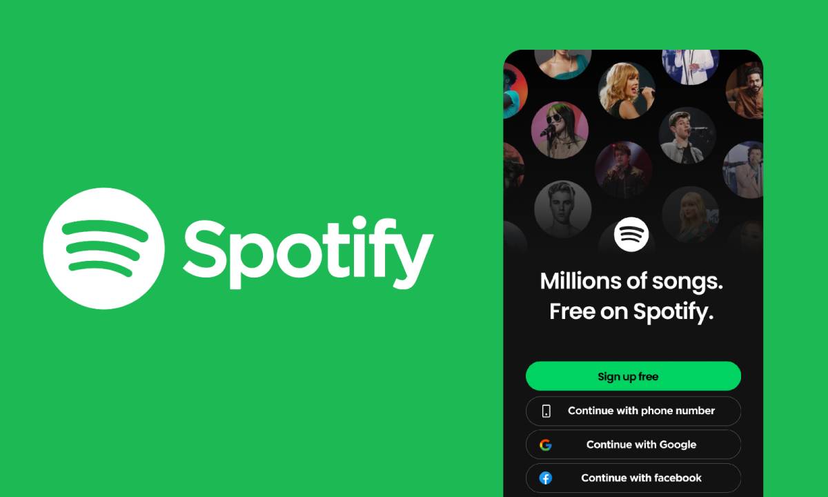 Spotify Login Page Figma Mobile Template