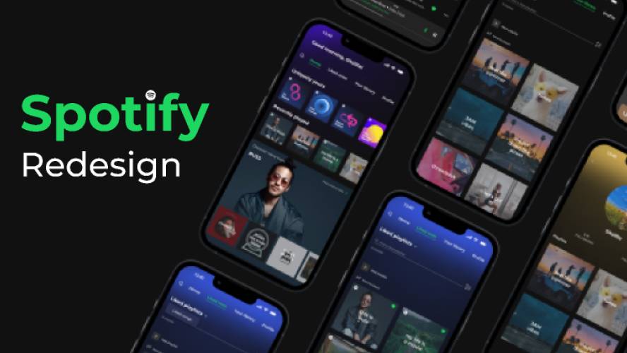 Spotify Redesign Figma Ui Kit