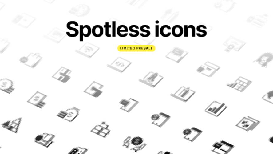 Spotless icons preview figma free download