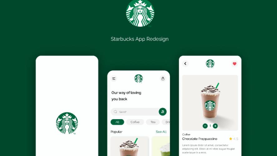 Starbucks App Redesign Figma Template