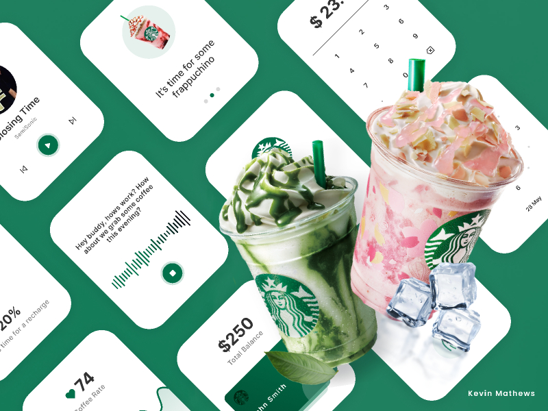 Starbucks Coffee Shop Apple Watch UI Kit