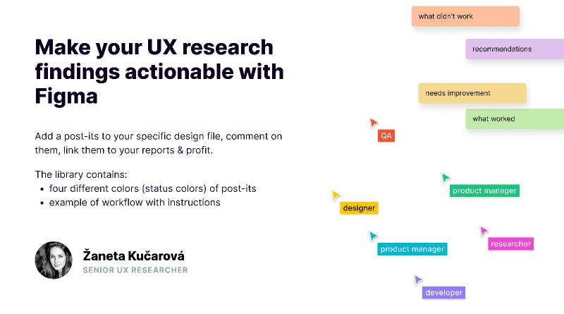 Sticky Notes for Your Research Findings Figma Template