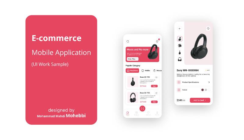 Store Application Figma Mobile Concept