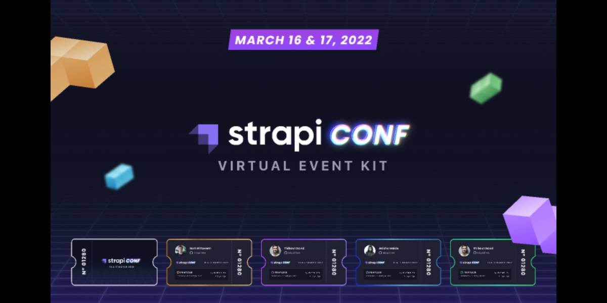 StrapiConf - Virtual Event Figma Kit