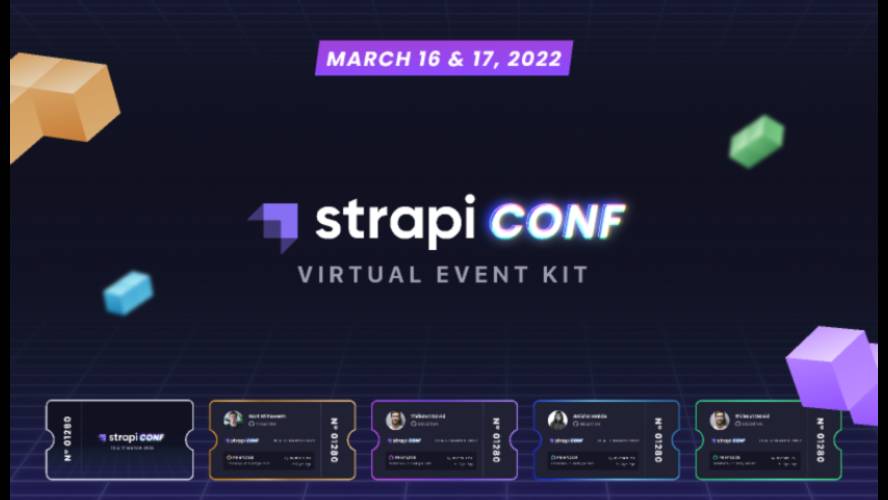 StrapiConf - Virtual Event Figma Kit