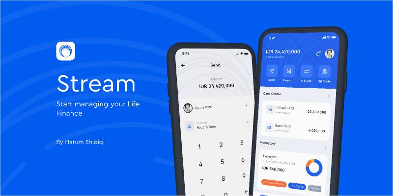 Stream - Finance UI Kit figma