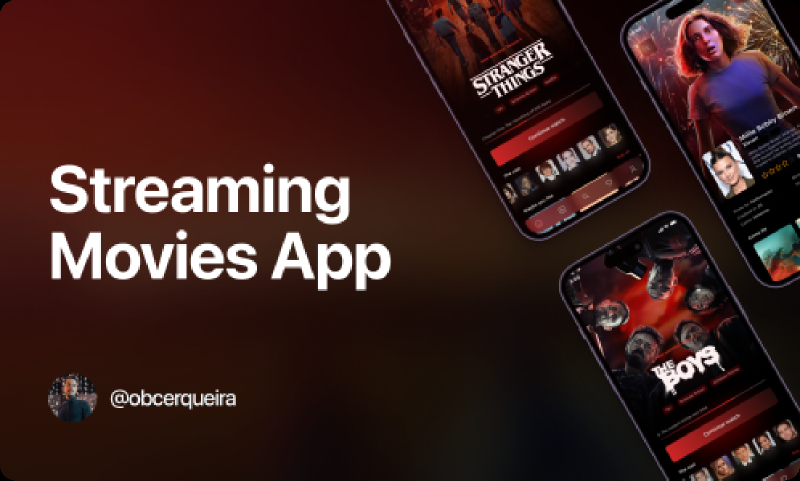 Streaming Movies App Figma Template