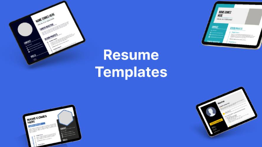 Student Resume Templates Figma Free Download