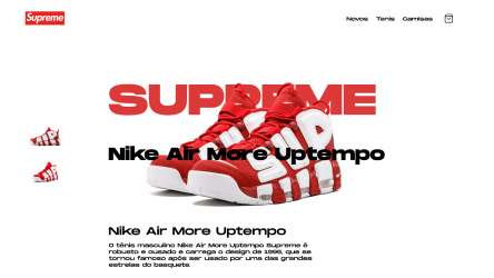 Supreme Store | Loja da Supreme Figma Design Templates