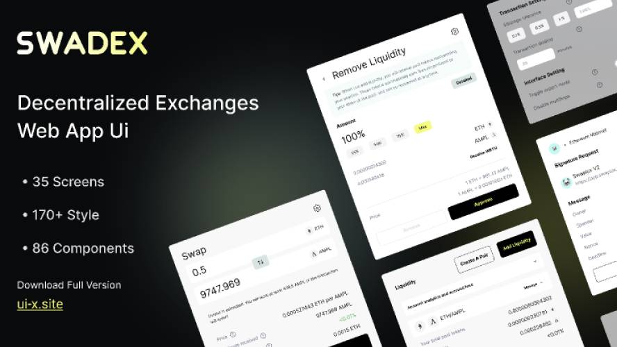 Swadex Decentralized Exchanges Crypto