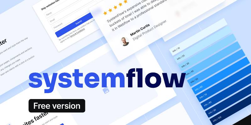 SystemFlow Design System Figma Template