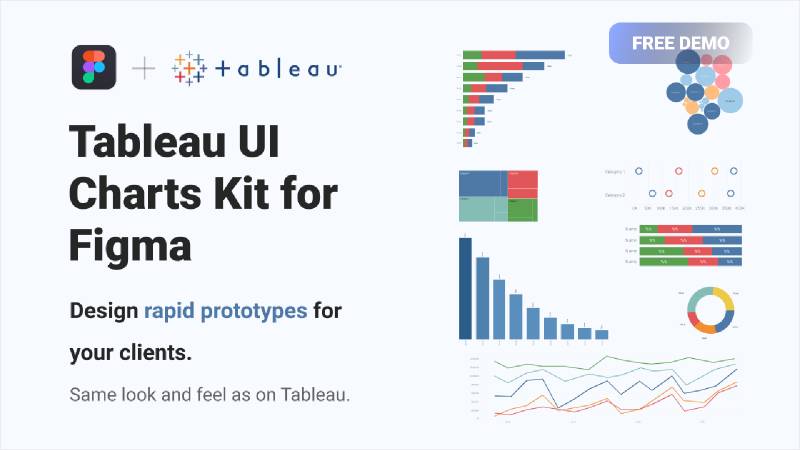 Tableau Charts UI Kit for Figma