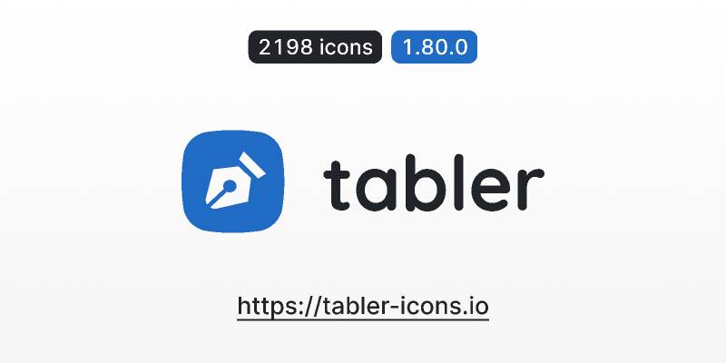 Tabler Icons Figma Free Download