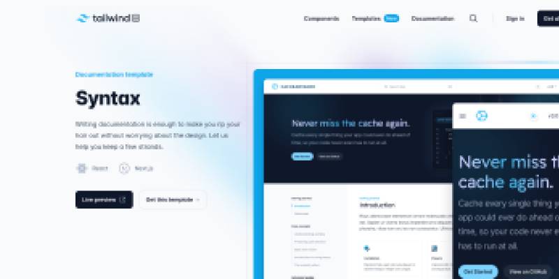 Tailwind Template Page Figma Free Download