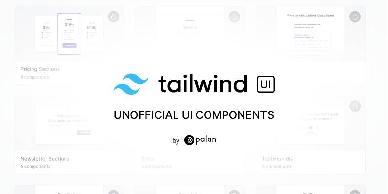 Tailwind UI - Unofficial UI components Figma Template