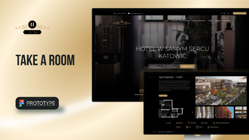 Take A Room Hotel Redesign Website Template