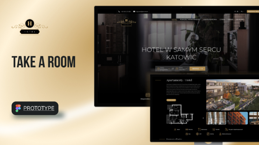 Take A Room Hotel Redesign Website Template