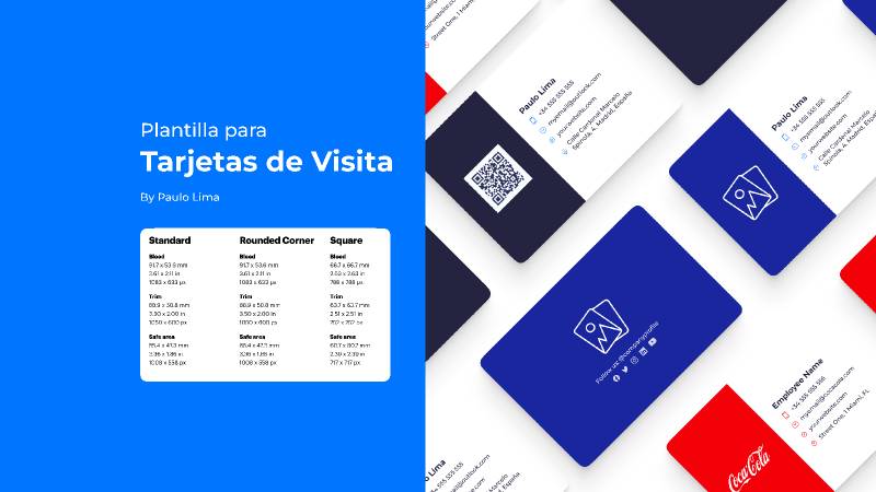 Tarjeta de visita - Plantillas & Guias Figma Ui Kit