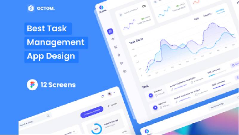 Task Management Web App Design Figma Template