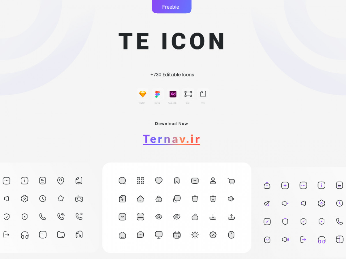 Ternav icon figma design free ui