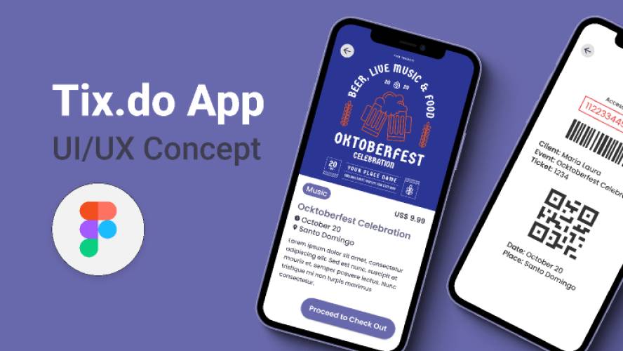 Tix Do Mobile App Figma Template