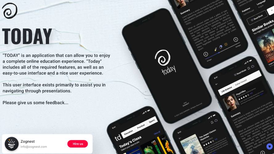 Today Figma Mobile App Template