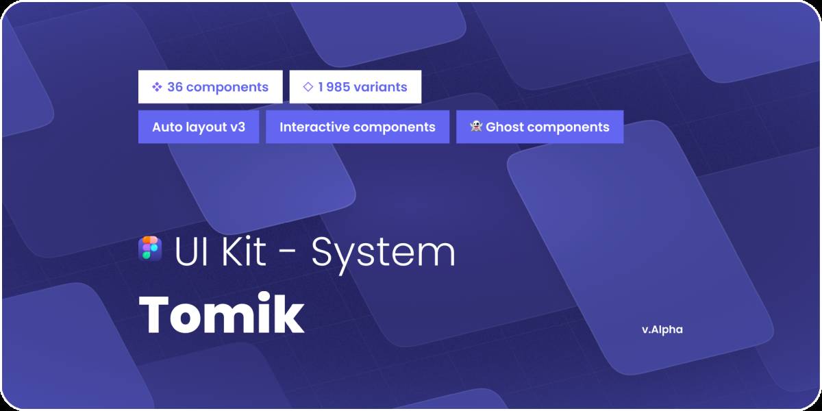 Tomik Ui Kit System Figma Template