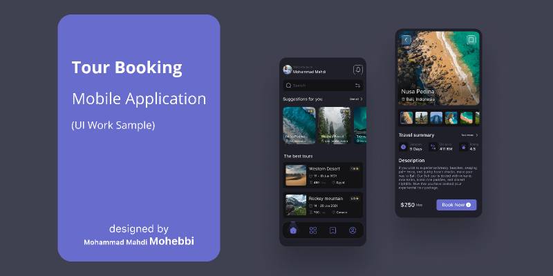 Tour Booking Application Figma Template