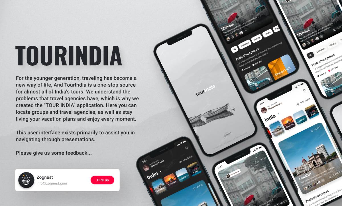 TourIndia Travel Figma Mobile App