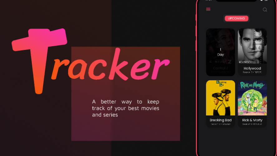 Tracker for Movies and Series Figma Free Template