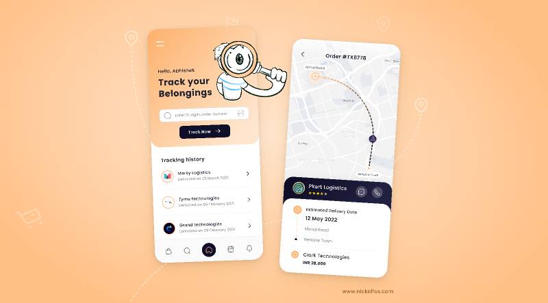 Tracking App Concept Figma Template