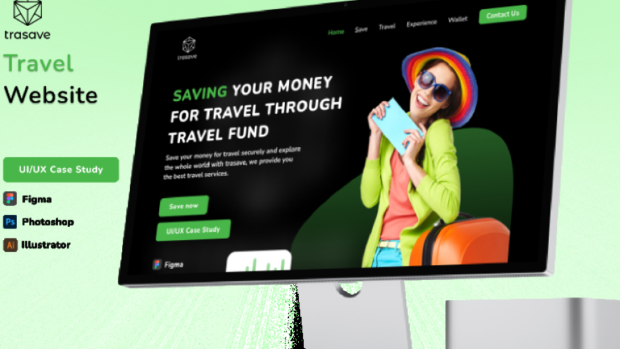 Trasave Travel Website Figma Free Template