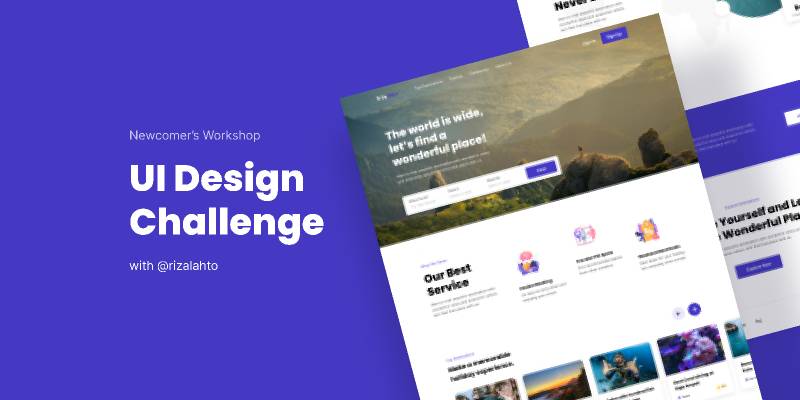 Trave landing page figma website template