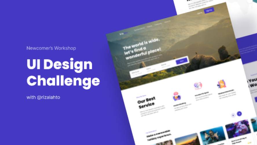 Trave landing page figma website template