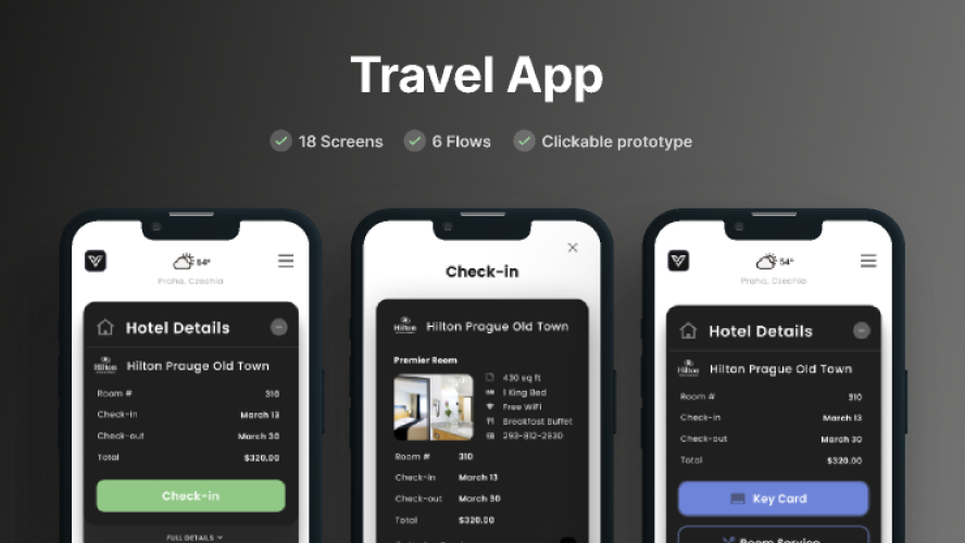 Travel App Figma Mobile Template