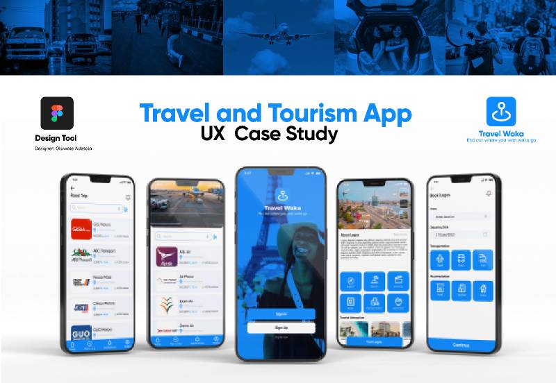 Travel App UX Case Study Figma Template