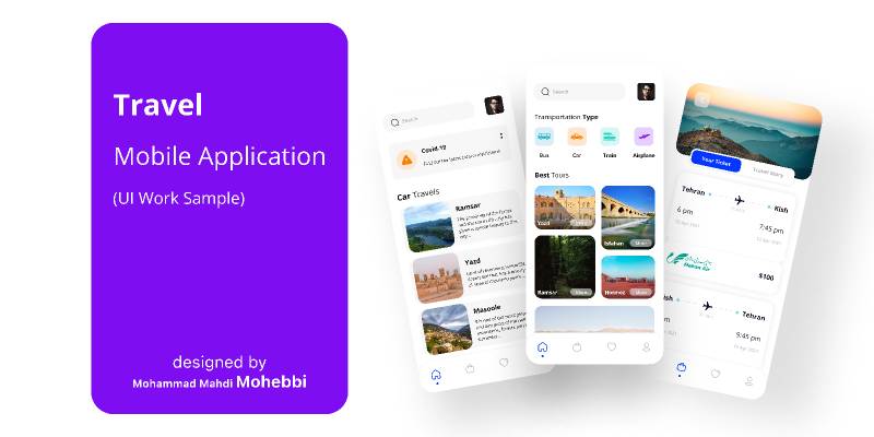 Travel Application Figma Template