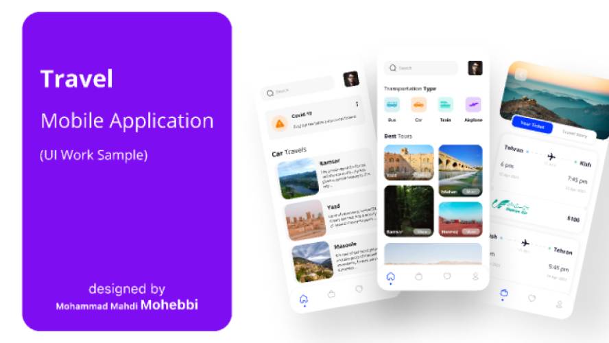 Travel Application Figma Template