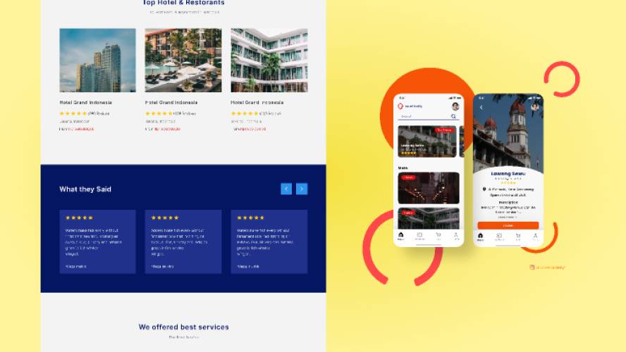 Travel Booking Figma Free Website Template