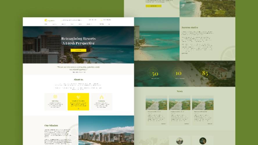 Travel Figma Website Template