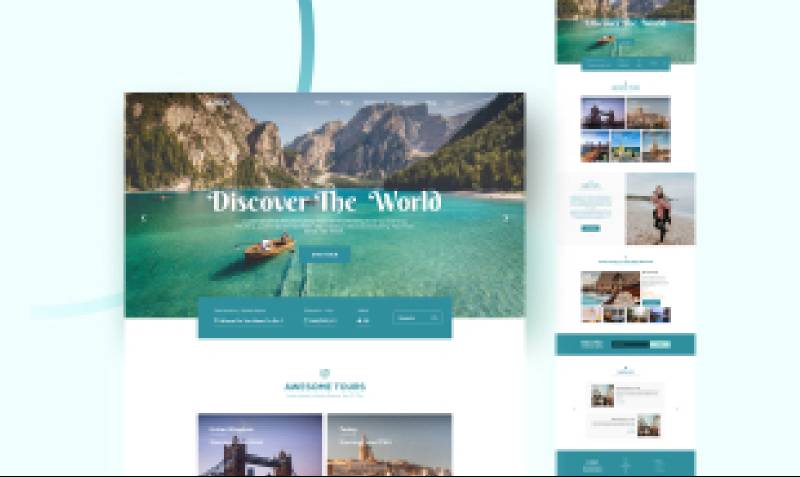 Travel Figma Website Ui Kit