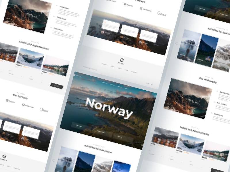 Travel Landing Page - Free Figma Website Template