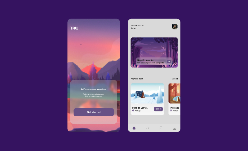 Travel Mobile App Concept