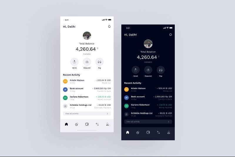 Treasy App Home Screen Figma Template