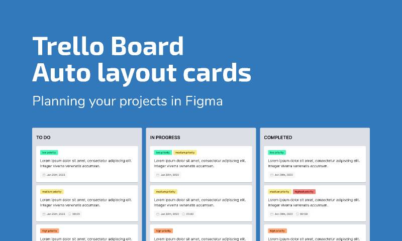 Trello board - auto layout cards