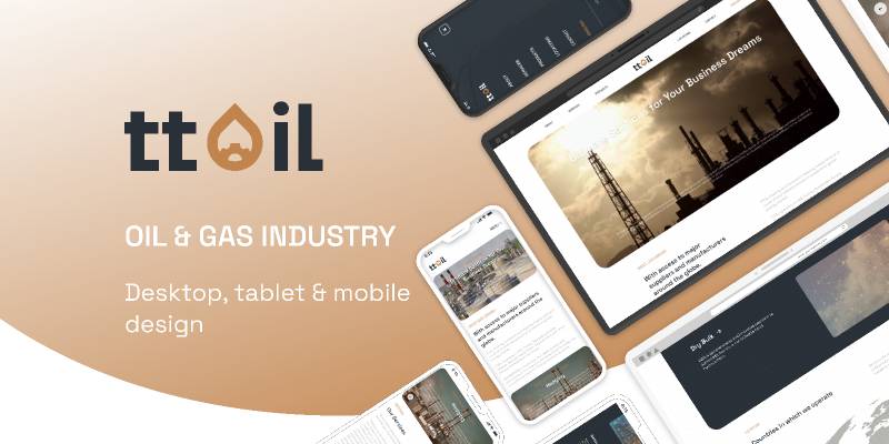 Ttoil Landing page figma Template