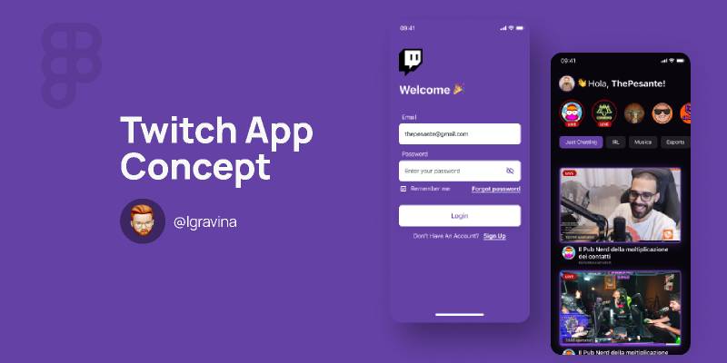 Twitch App Concept