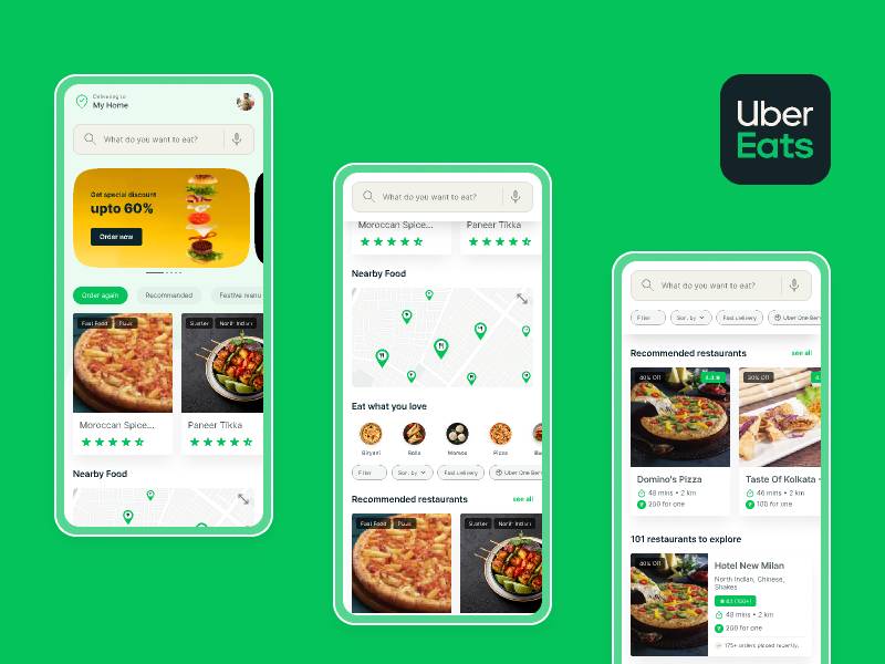 Uber Eats Redesign Figma Mobile Ui Kit